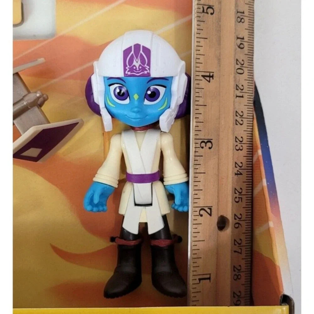 Star Wars Young Jedi Adventures Lys Solay‎ Action Figure with Speeder - Hasbro